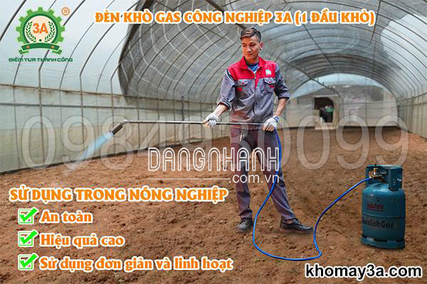 Đèn khò gas công nghiệp 3A (1 đầu khò)