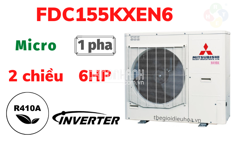 Dàn Nóng VRF Mitsubishi Heavy Micro 1 Pha 6HP FDC155KXEN6