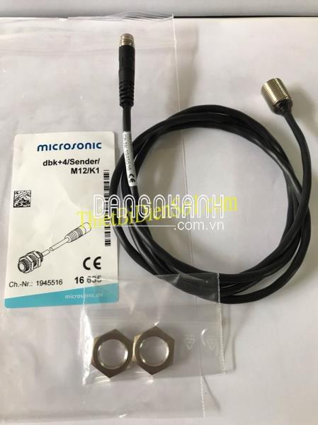 Cảm biến Microsonic dbk+4 ultrasonic double-sheet control -Cty Thiết Bị Điện Số 1