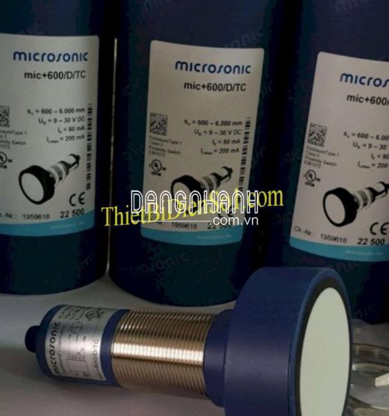 Cảm biến Microsonic dbk+4 ultrasonic double-sheet control -Cty Thiết Bị Điện Số 1
