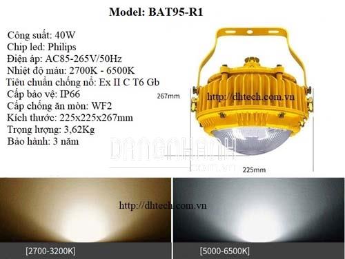 Đèn led chống cháy nổ 40W