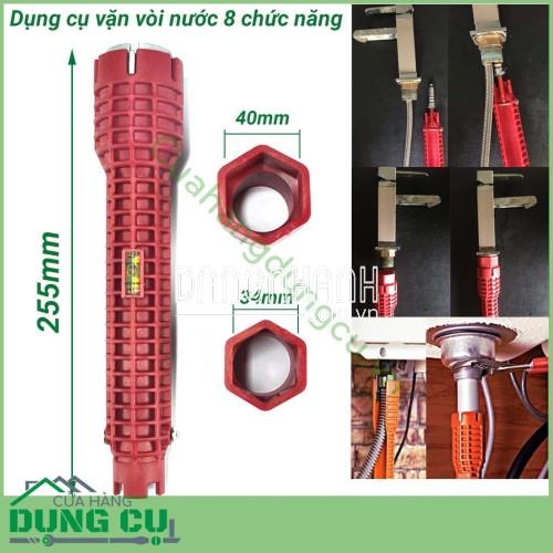 Dụng cụ vặn dây cấp nước 8 chức năng