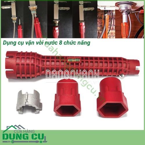 Dụng cụ vặn dây cấp nước 8 chức năng