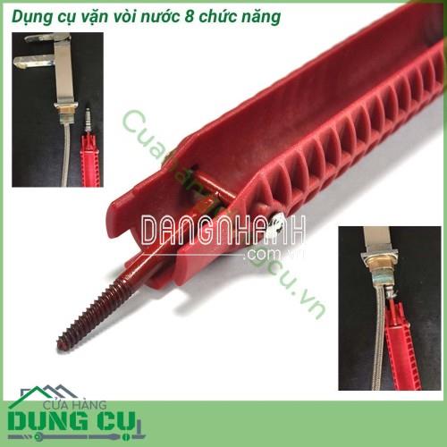 Dụng cụ vặn dây cấp nước 8 chức năng