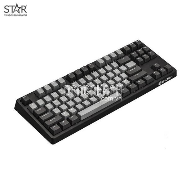 Bàn Phím Cơ E-Dra EK387 Pro Cherry Red Switch TKL (Đen)