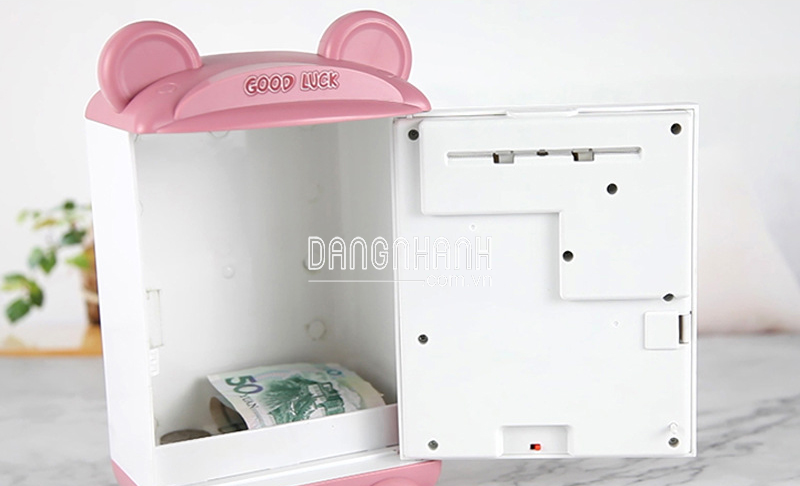 Két sắt mini dấu vân tay hình mèo
