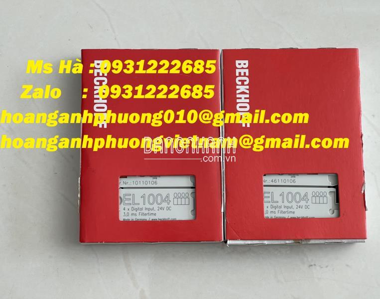 TP HCM - Cung cấp mô đun đầu vào beckhoff EL1004 24VDC 