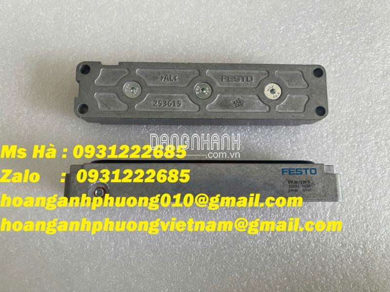 Phân phối hàng Festo nhập khẩu EV-20/120-5 bộ kẹp 
