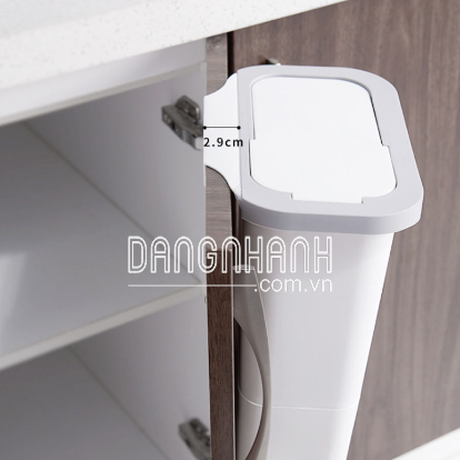 THÙNG RÁC TREO GẤP GỌN CÓ NẮP ĐẬY THÔNG 