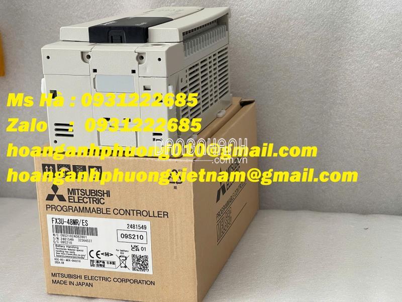 PLC mitsubishi FX3U-48MR/ES, điều khiển Relay, encoder, CC-Link