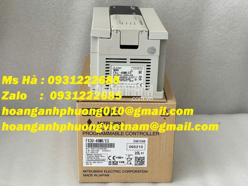 PLC mitsubishi FX3U-48MR/ES, điều khiển Relay, encoder, CC-Link