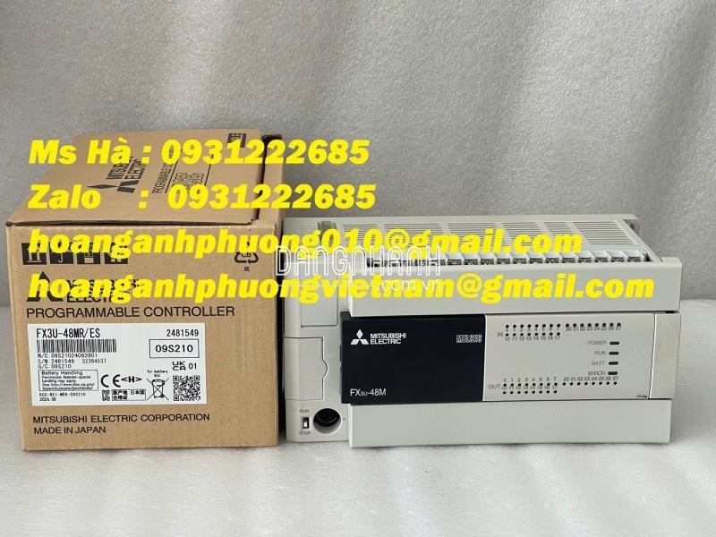 PLC mitsubishi FX3U-48MR/ES, điều khiển Relay, encoder, CC-Link
