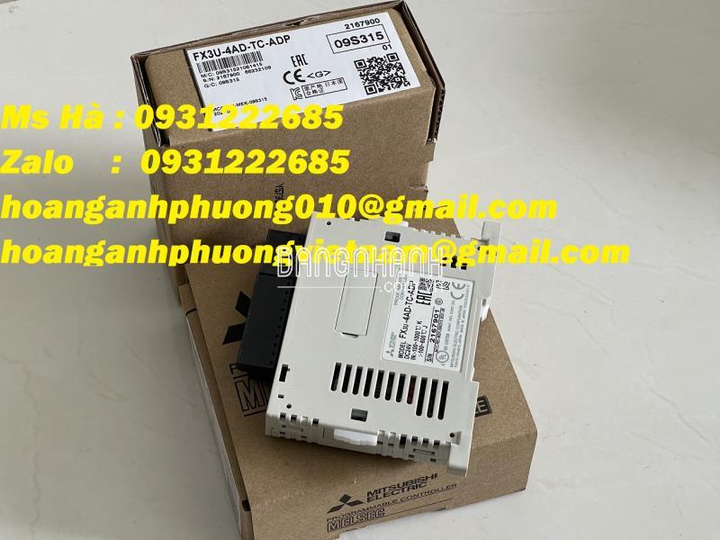 Bảo hành toàn quốc dòng module nhiệt mitsubishi FX3U-4AD-TC-ADP 