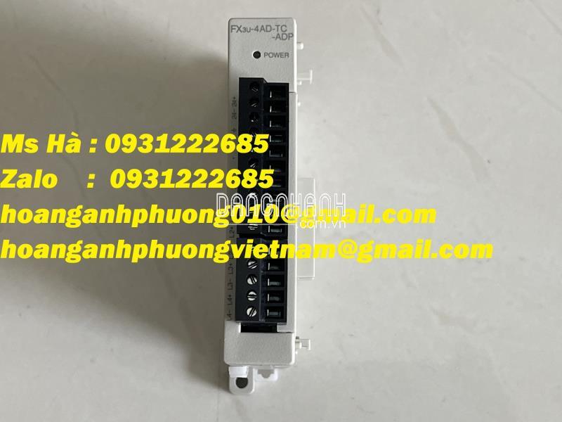 Bảo hành toàn quốc dòng module nhiệt mitsubishi FX3U-4AD-TC-ADP 