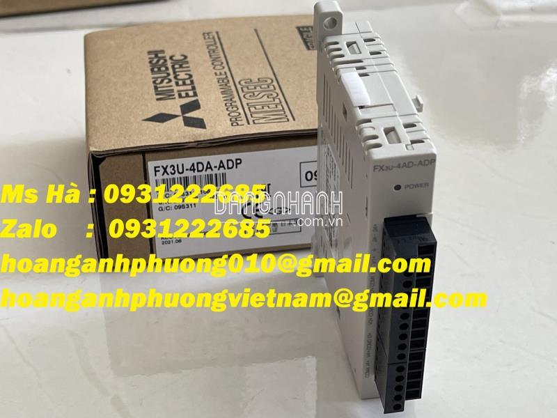 Bộ điều khiển chương trình dòng FX3U series mitsubishi FX3U-4DA-ADP 