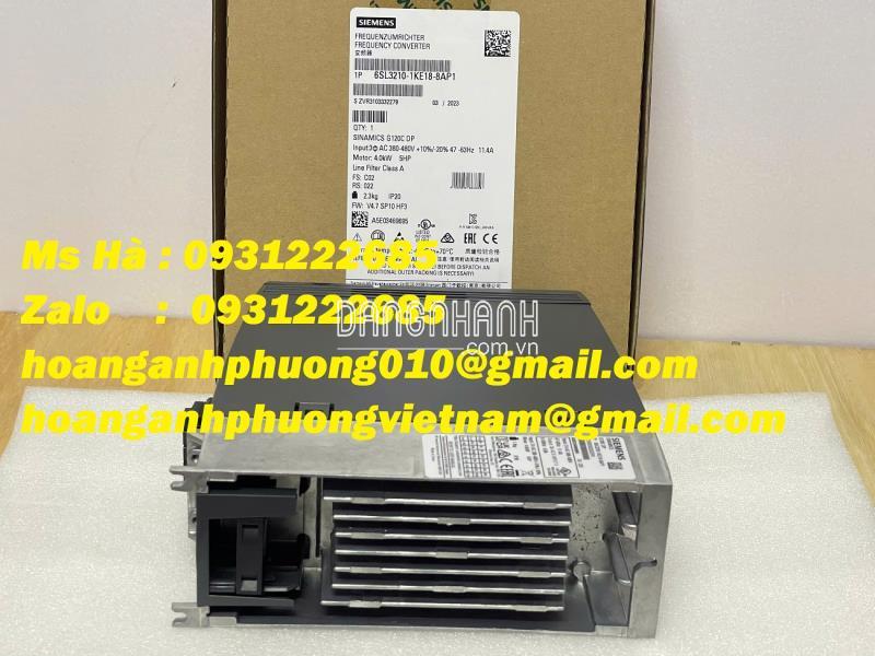 Biến tần 4kW Siemens 6SL3210-1KE18-8AP1 giá tốt - hàng chất lượng 