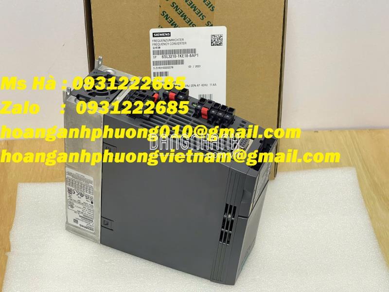 Biến tần 4kW Siemens 6SL3210-1KE18-8AP1 giá tốt - hàng chất lượng 