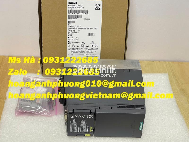 Biến tần 4kW Siemens 6SL3210-1KE18-8AP1 giá tốt - hàng chất lượng 