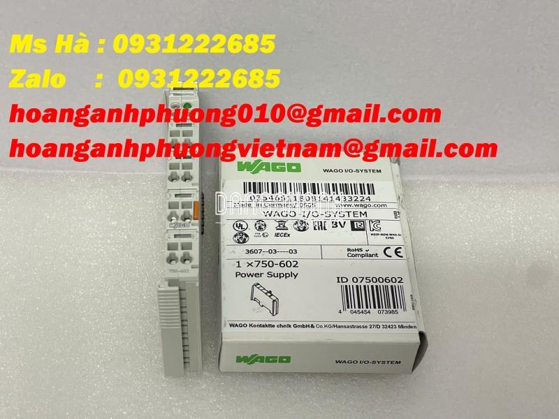 Wago 750-602 bộ mô đun nguồn - cạnh tranh về giá hiện nay 