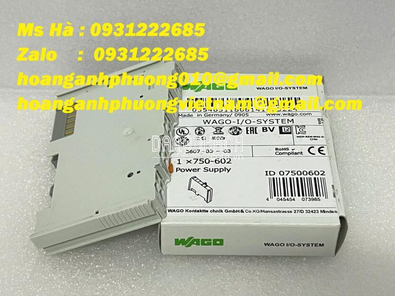 Wago 750-602 bộ mô đun nguồn - cạnh tranh về giá hiện nay 