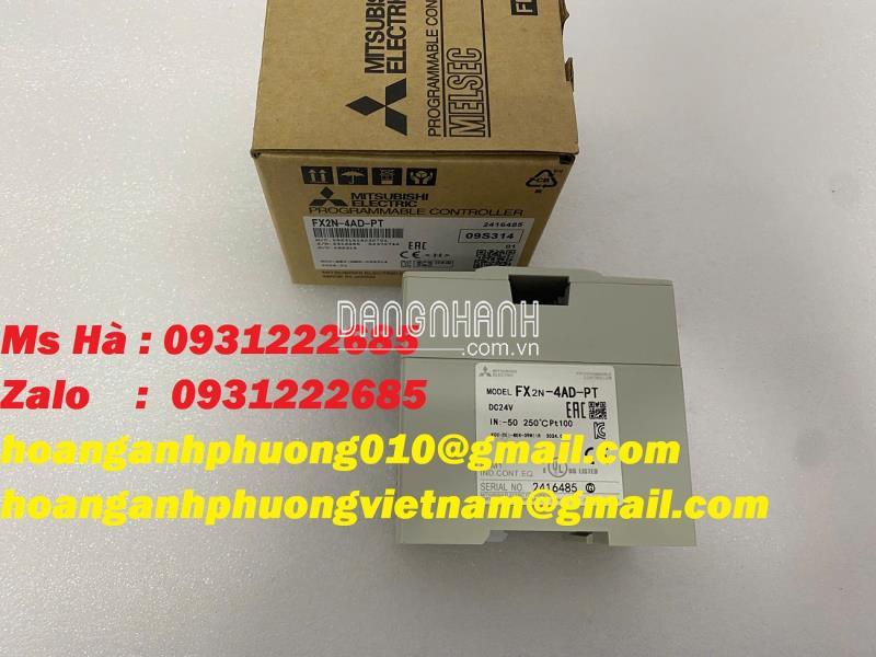 FX2N-4AD-PT mitsubishi - mô đun nhiệt độ giá tốt - mới 100%