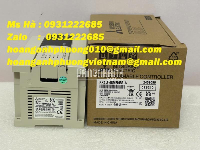 PLC điều khiển dòng mitsubishi FX3U-48MR/ES-A hàng mới 