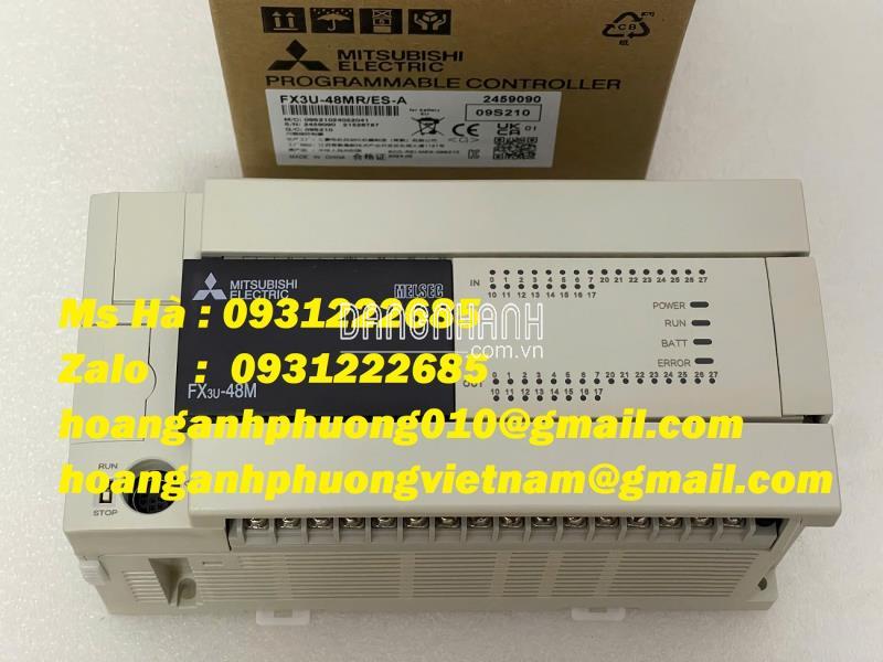 PLC điều khiển dòng mitsubishi FX3U-48MR/ES-A hàng mới 
