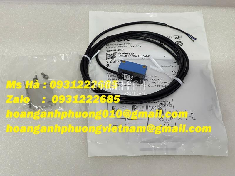 Nhận báo giá tốt dòng cảm biến quang điện GTB6-N1212 Sick 