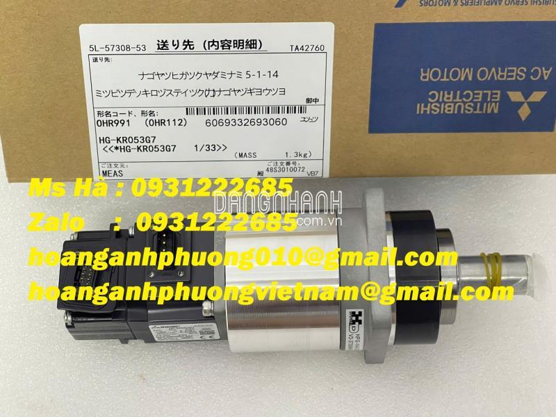 Servo 50W Mitsubishi HG-KR053G7 động cơ giá tốt - bán toàn quốc 