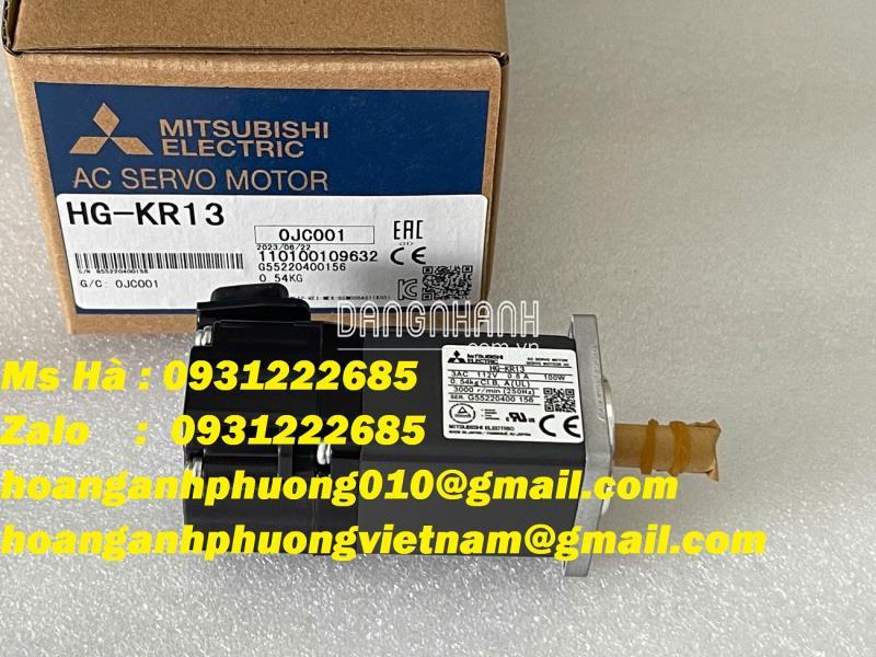 Mitsubishi HG-KR13 servo motor 100W chính hiệu hàng mới 
