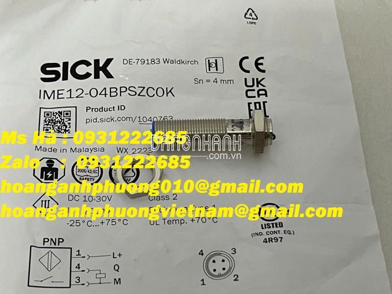 Sensor Sick IME12-04BPSZC0K giá tốt toàn quốc - Bình Dương 