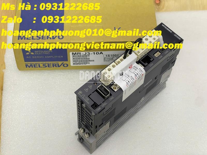 MR-J3-10A mitsubishi - Bộ điều khiển servo 100W - dòng J3 series