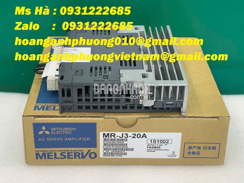 Servo điều khiển hàng nhập dòng J3 series MR-J3-20A mitsubishi