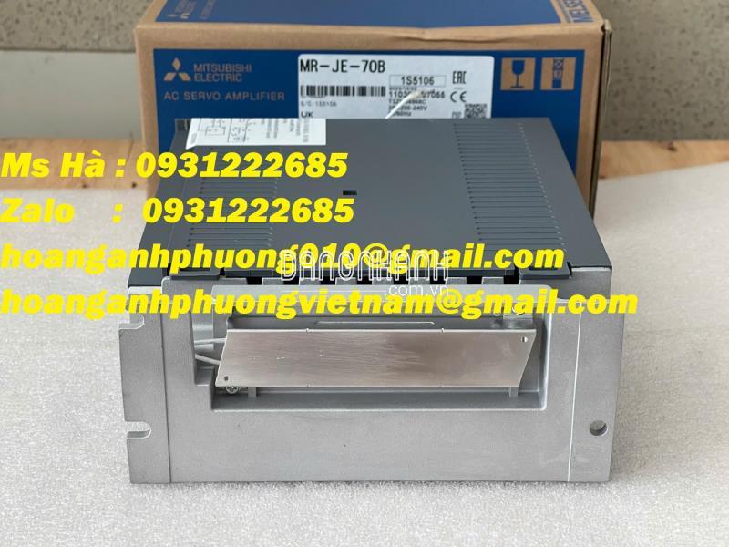 Thiết bị điện - Mitsubishi MR-JE-70B servo - dòng điều khiển 