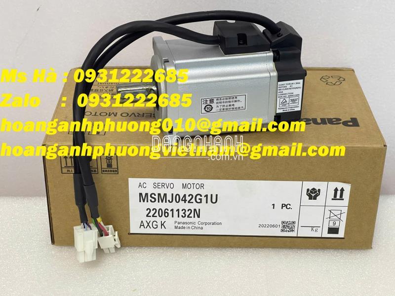 Motor panasonic MSMJ042G1U 400W hàng giá tốt - bền bỉ 