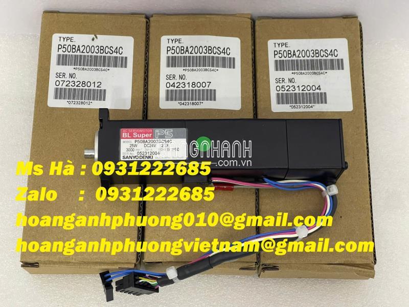 Giải pháp tối ưu - servo nhỏ gọn P50BA2003BCS4C Sanyo denki 