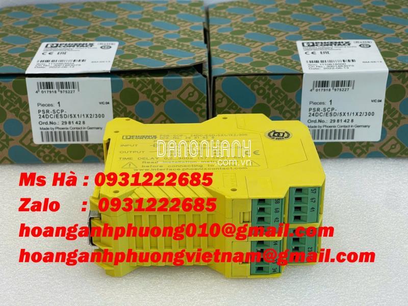 Rờ le an toàn PSR-SCP-24DC/ESD/5X1/1X2/300 Phoenix contact
