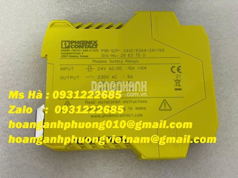 Phoenix contact PSR-SCP-24UC/ESA4/2X1/1X2 rờ le an toàn 