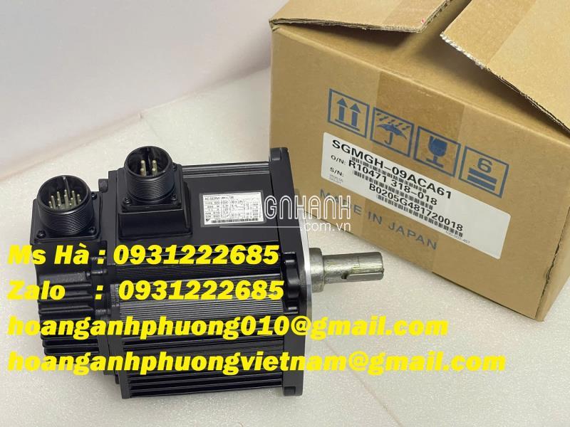 Motor điều khiển chính xác SGMGH-09ACA61 yaskawa 850W