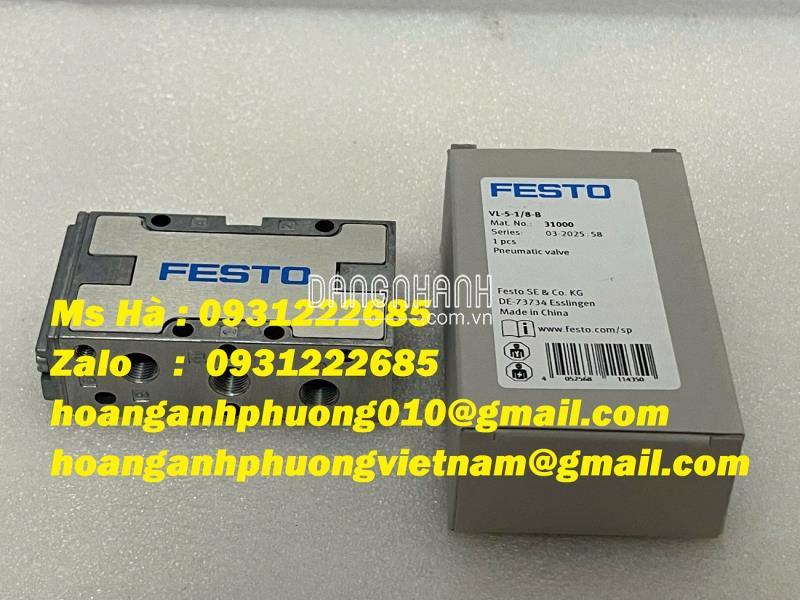 Van điện từ nhập giá tốt toàn quốc dòng VL-5-1/8-B Festo