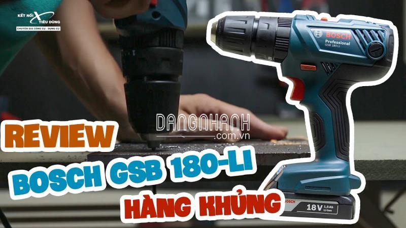 Máy khoan động lực dùng pin Bosch GSB 180-LI PROMO
