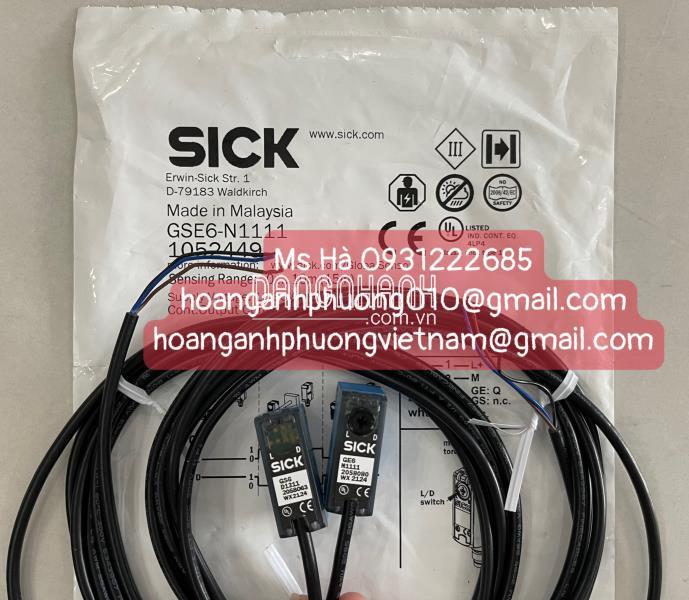 Photoelectric sensor GSE6-N1111 sick - giao hàng toàn quốc 