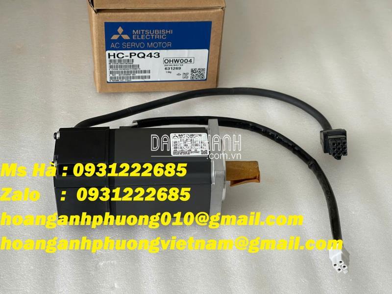 Motor AC servo mitsubishi HC-PQ43 bán tại Hoàng Anh Phương 