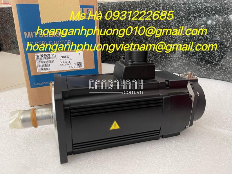 Motor 2kW mitsubishi HC-RP203B-S11 bán tại Hoàng Anh Phương 