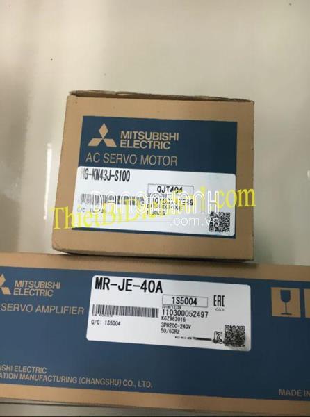Servo motor Mitsubishi HG-KN43J-S100 -Cty Thiết Bị Điện Số 1