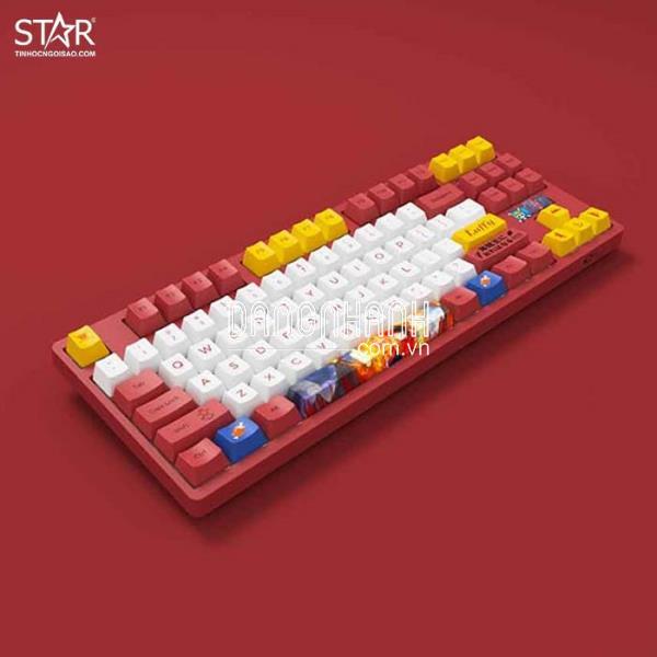 Bàn Phím Cơ AKKO 3087 v2 One Piece – Luffy Gaming Pink Switch TKL (Đỏ)