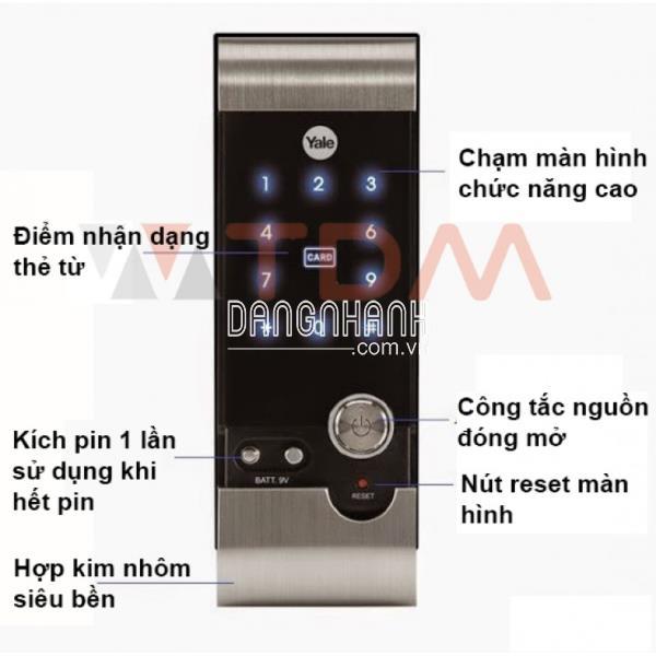 Khóa Điện Tử Yale YDR3110+ Thẻ Từ