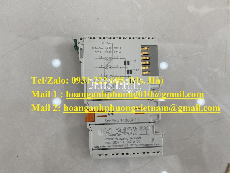 Beckhoff - Thiết bị đầu cuối 3 phase KL3403 - giao toàn quốc 