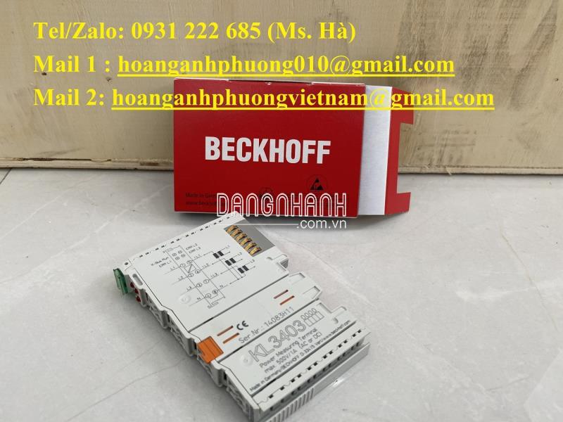 Beckhoff - Thiết bị đầu cuối 3 phase KL3403 - giao toàn quốc 