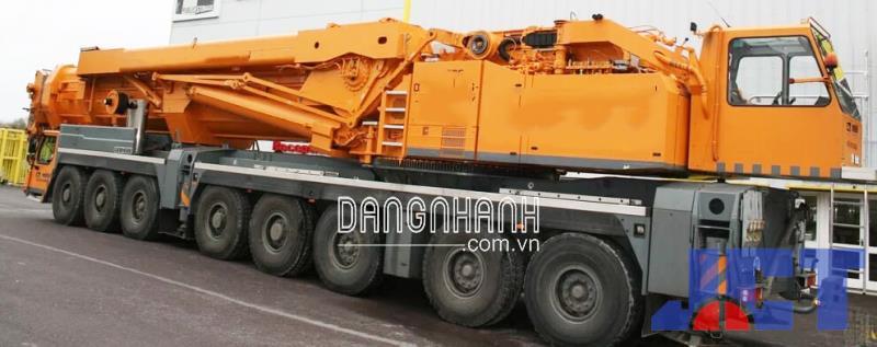 CẨN CẨU 1200 TẤN LIEBHERR LỐP THAM GIA DỰ ÁN XÂY DỰNG NHÀ MÁY ĐIỆN GIÓ